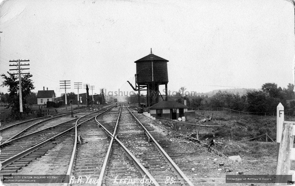 Postcard: Maine Central Railroad Yard, Leeds Junction